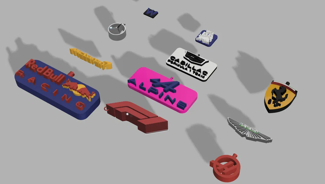 Móc khóa các đội F1 - Image 1