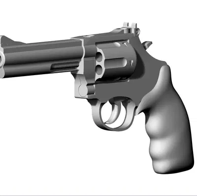 Revolver - Smith&Wesson 686 (tỉ lệ 1:1)