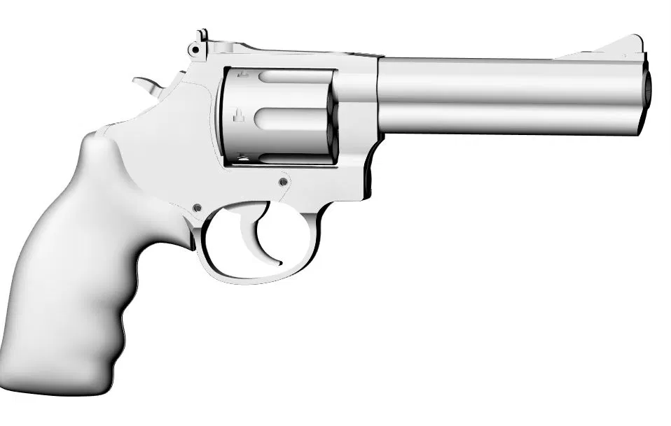 Revolver - Smith&Wesson 686 (tỉ lệ 1:1) - Image 3