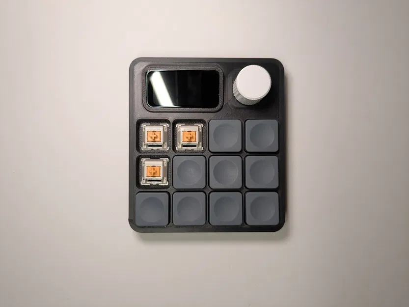 Macropad 12 phím tuỳ biến kèm encoder và màn hình LCD 1.47" - Image 2