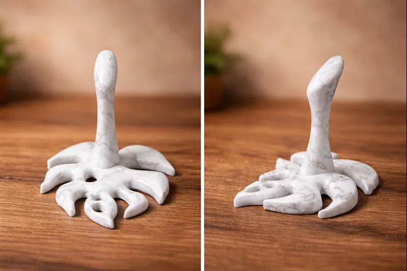 Đế Treo Nhẫn Lá Monstera Đơn Giản - In Nhanh/Không Cần Supports - Image 2