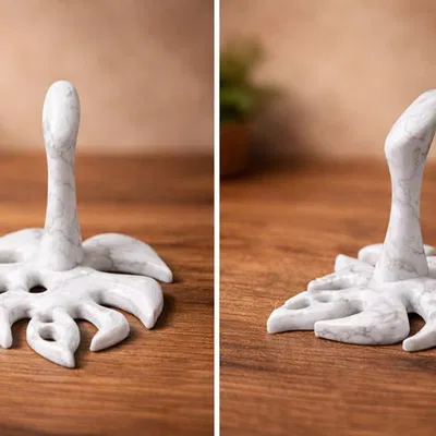 Đế Treo Nhẫn Lá Monstera Đơn Giản - In Nhanh/Không Cần Supports