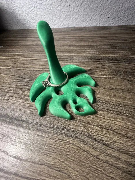 Đế Treo Nhẫn Lá Monstera Đơn Giản - In Nhanh/Không Cần Supports - Image 4