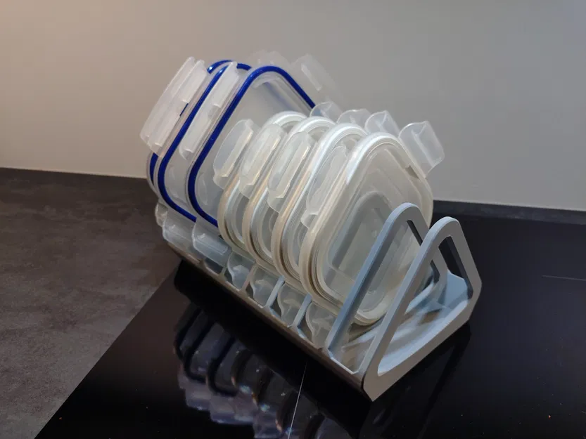 Bộ sắp xếp nắp hộp lưu trữ (Storage box lid organizer) - Image 1