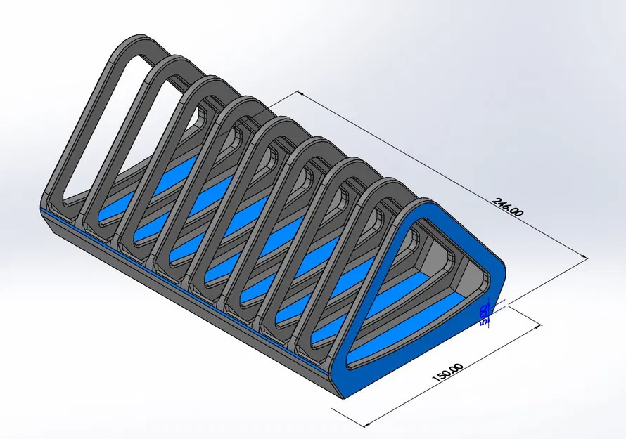 Bộ sắp xếp nắp hộp lưu trữ (Storage box lid organizer) - Image 3