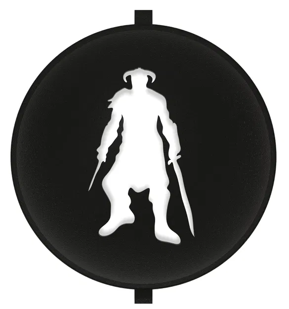 Golf - Stencil Golf Ball Insert - Skyrim - Warrior - Image 1