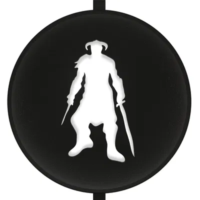 Golf - Stencil Golf Ball Insert - Skyrim - Warrior