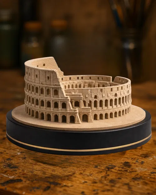 Mô hình thu nhỏ Đấu trường La Mã Colosseum (Roman Colosseum Miniature) - Image 1