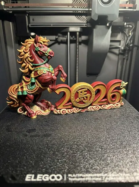 Tượng Hoàng Đạo Tết 2026 – Năm Ngọ Uy Nghi (Chinese New Year Zodiac Horse) - Image 2