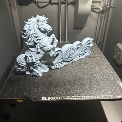 Tượng Hoàng Đạo Tết 2026 – Năm Ngọ Uy Nghi (Chinese New Year Zodiac Horse)