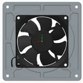 Adapter quạt 80mm căn giữa (viền mỏng) lên case 120mm V1 - Thumbnail 1