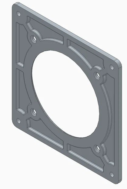 Adapter quạt 80mm căn giữa (viền mỏng) lên case 120mm V1 - Image 3