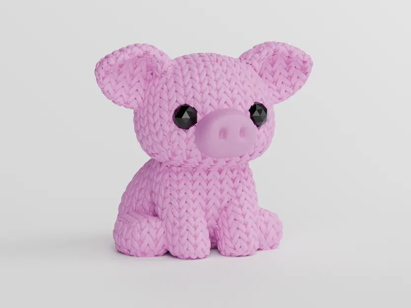 Heo Đan Len (Knitted Pig) - Image 2