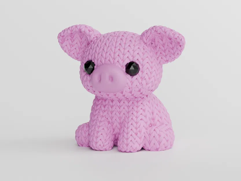 Heo Đan Len (Knitted Pig) - Image 3