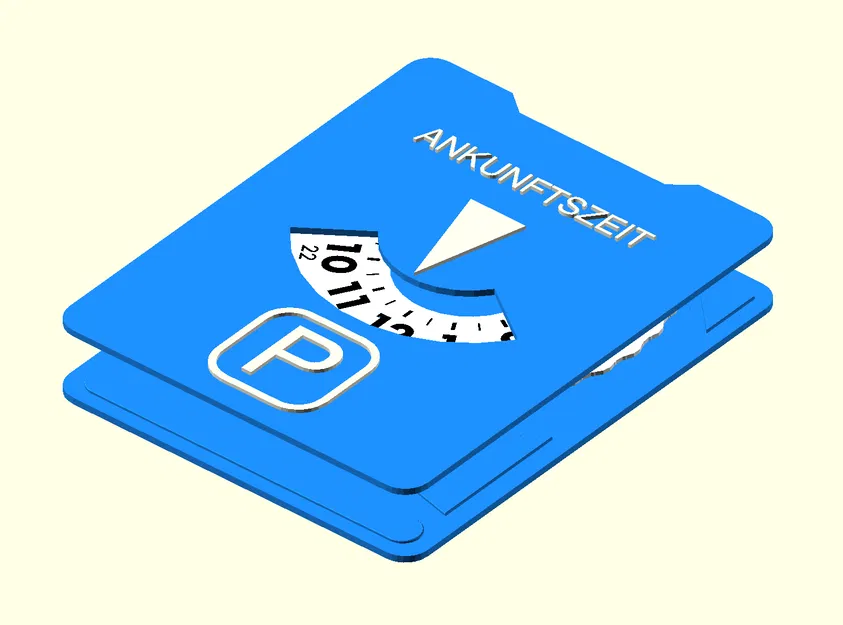 Đĩa báo giờ đậu xe (Parking Disc) - Image 2