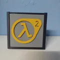 Tấm trang trí logo Half-Life / Half-Life 2 (Deco plate) - Thumbnail 1