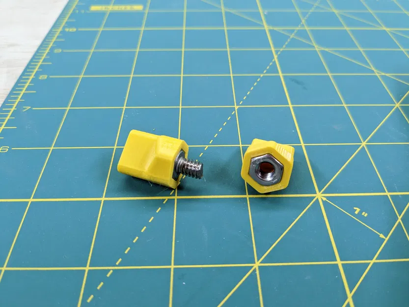 Thumb screw fastner cho đai ốc/bu-lông 1/4 inch (1/4-20), không cần support - Image 2