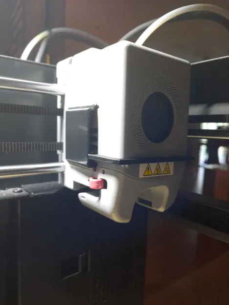 Ngàm giữ hot end kèm ống dẫn quạt (silencer) cho FlashForge Adventurer 5m (AD5M) - Image 1