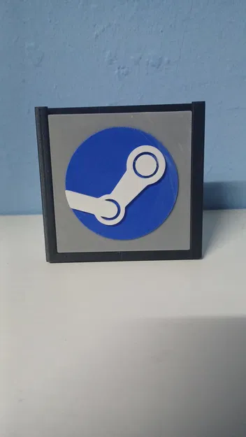 Tấm trang trí logo Steam (Steam Logo Deco plate) - Image 1