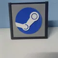 Tấm trang trí logo Steam (Steam Logo Deco plate) - Thumbnail 1