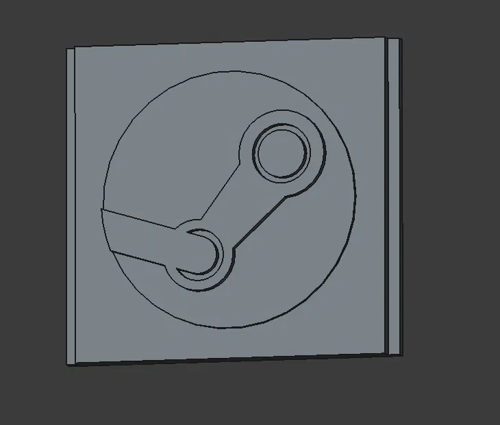 Tấm trang trí logo Steam (Steam Logo Deco plate) - Image 2