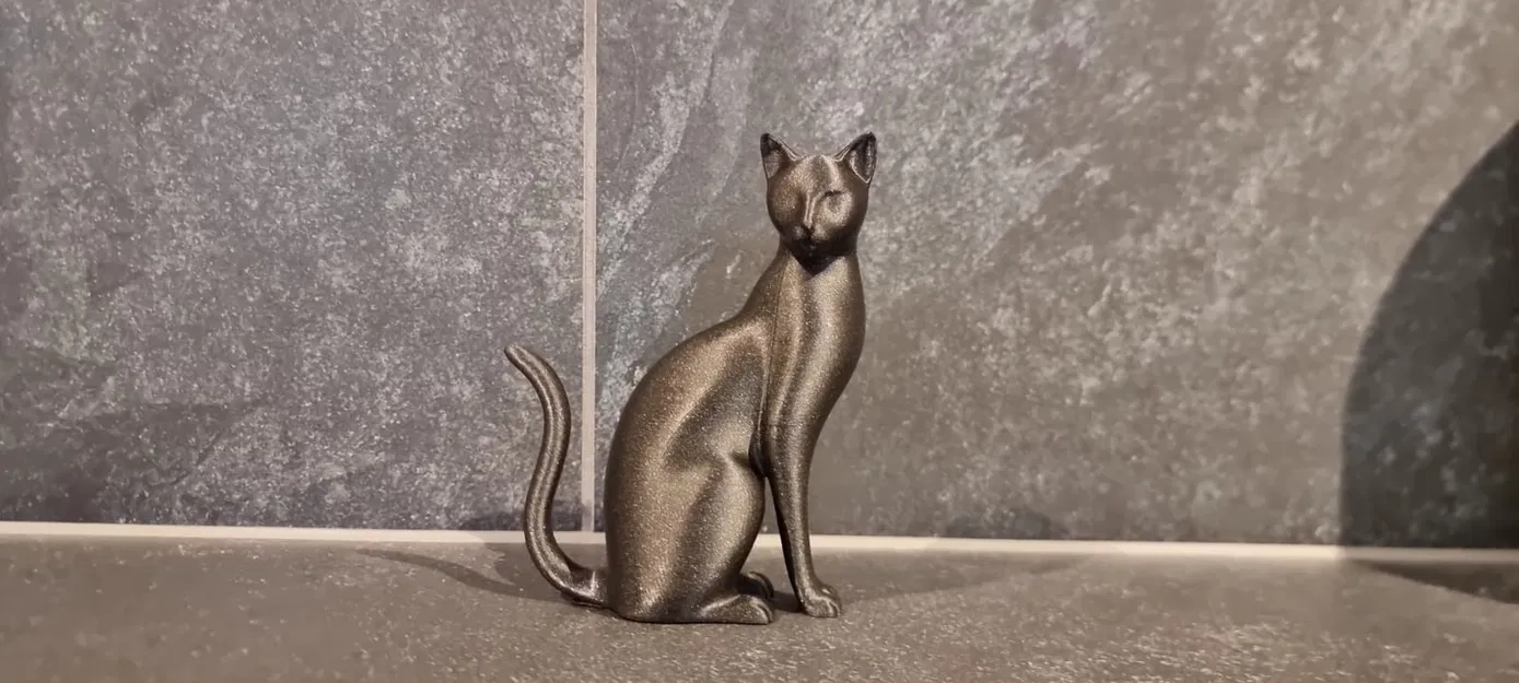 Tượng mèo ngồi thanh lịch - Image 2