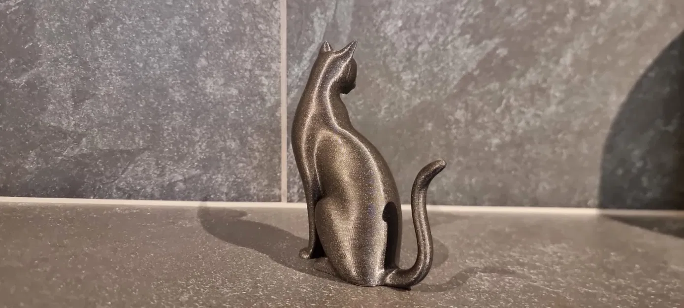 Tượng mèo ngồi thanh lịch - Image 4