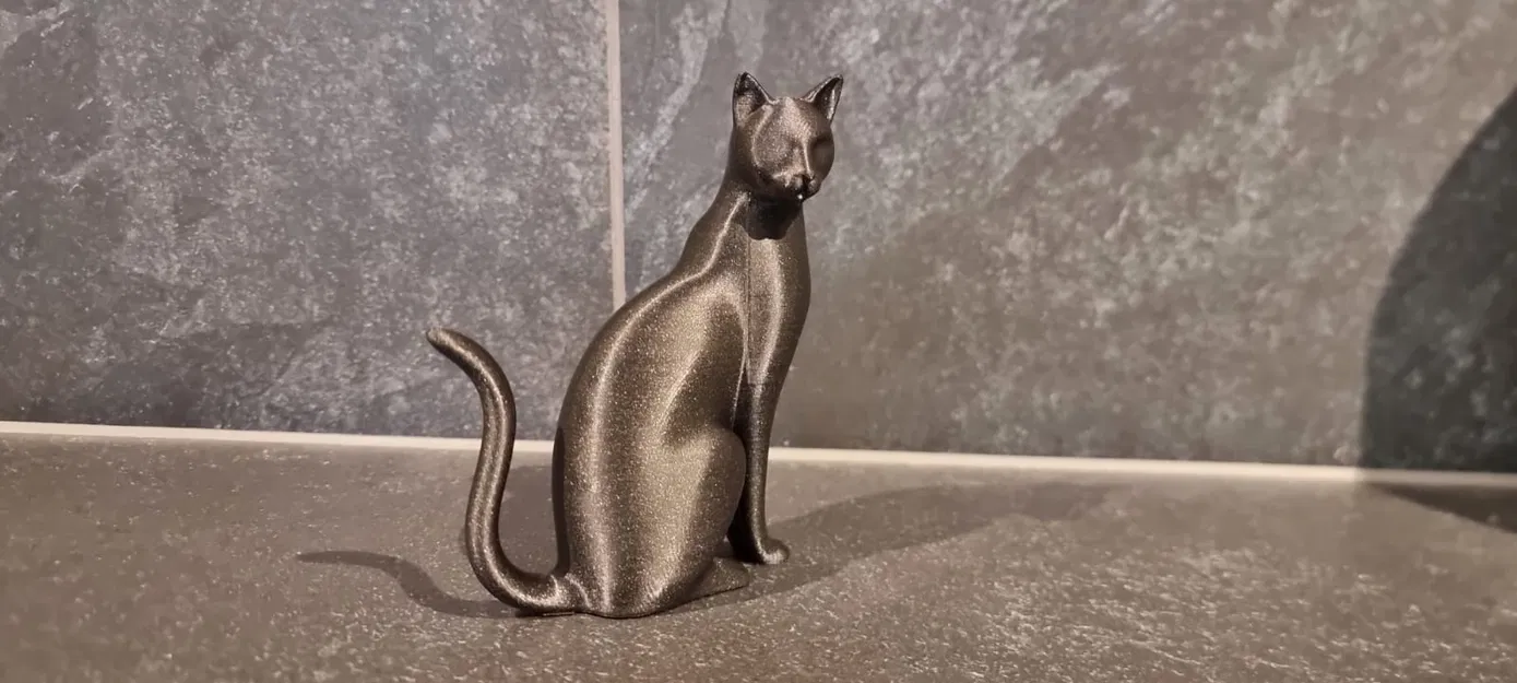 Tượng mèo ngồi thanh lịch - Image 5