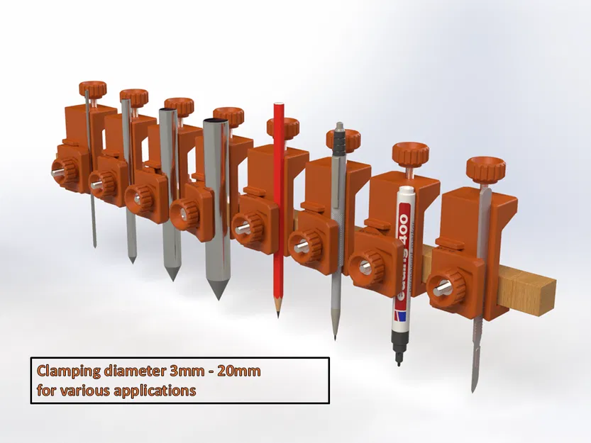 Beam Compass/Trammel dạng thanh – Dụng cụ vẽ vòng tròn đường kính lớn (trammel) - Image 3