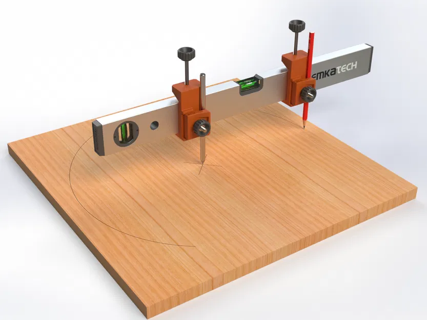 Beam Compass/Trammel dạng thanh – Dụng cụ vẽ vòng tròn đường kính lớn (trammel) - Image 7