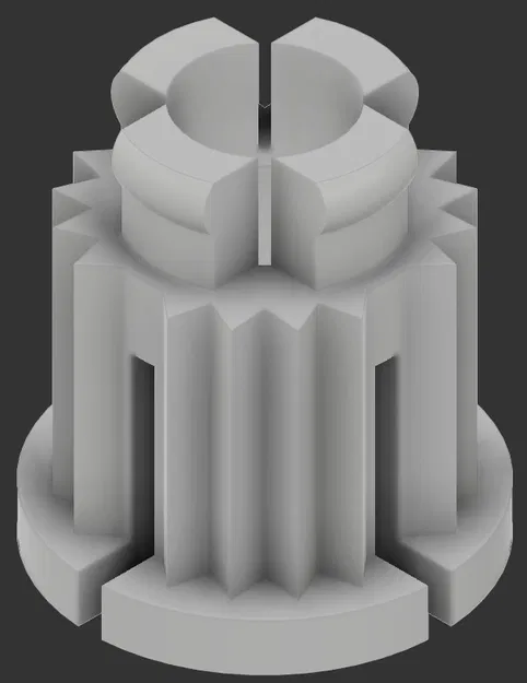 Insert spline cho tay vặn vòi nước (faucet handle spline insert - drehknopf) - Image 1