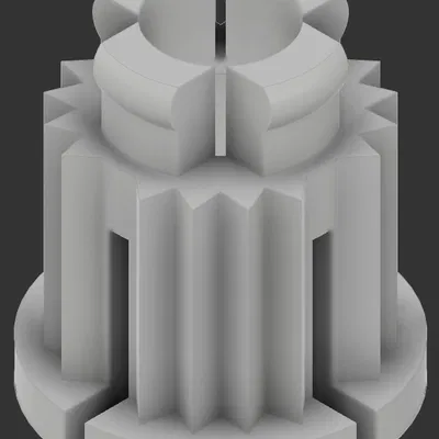 Insert spline cho tay vặn vòi nước (faucet handle spline insert - drehknopf)