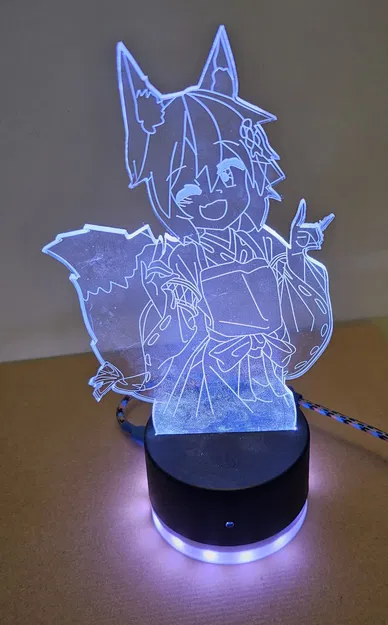 Đế LED cho acrylic/3d lamp dùng ESP32 D1 mini (LED base) - Image 1