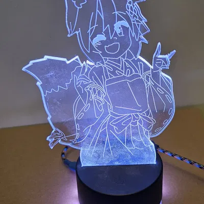 Đế LED cho acrylic/3d lamp dùng ESP32 D1 mini (LED base)