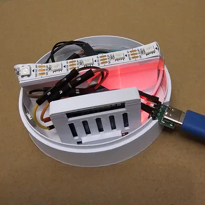 Đế LED cho acrylic/3d lamp dùng ESP32 D1 mini (LED base)