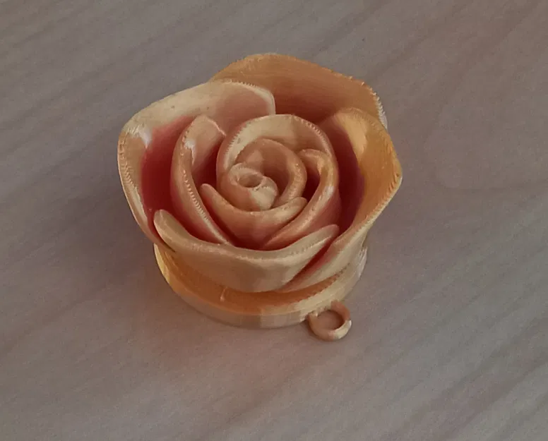 Móc khóa hình bông hồng - Image 1