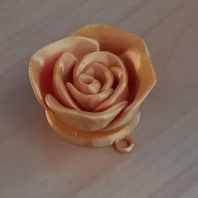 Móc khóa hình bông hồng