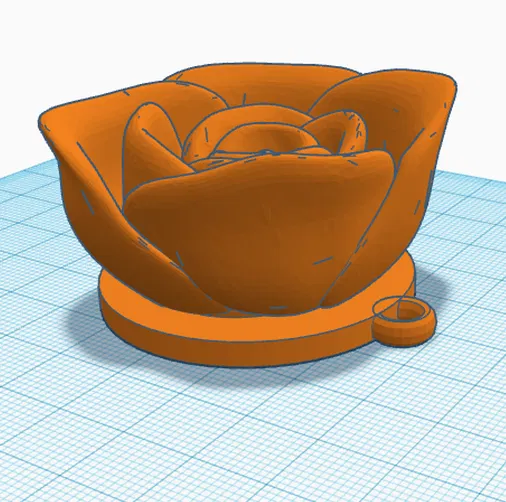 Móc khóa hình bông hồng - Image 2