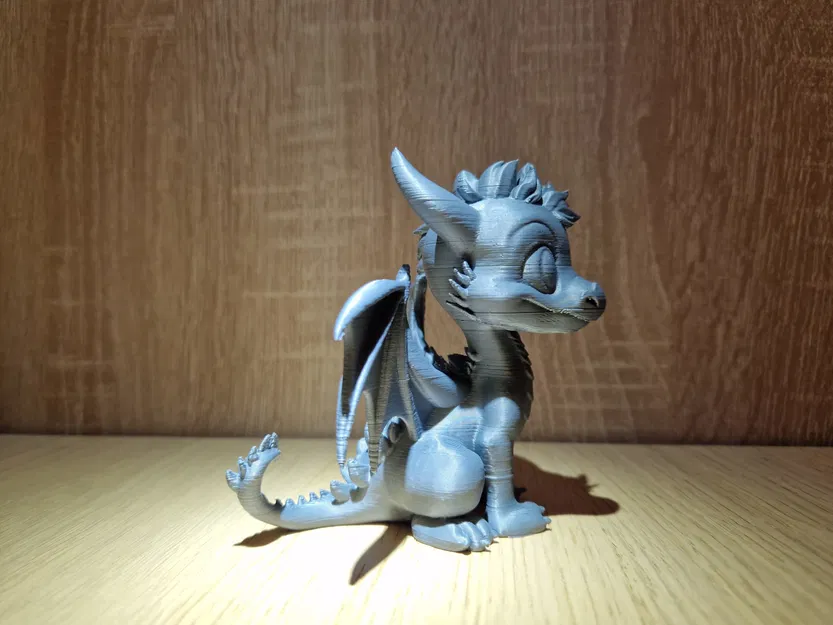 Rồng Con Dễ Thương (Cute Dragon) – Mẫu 3D In Một Khối - Image 3