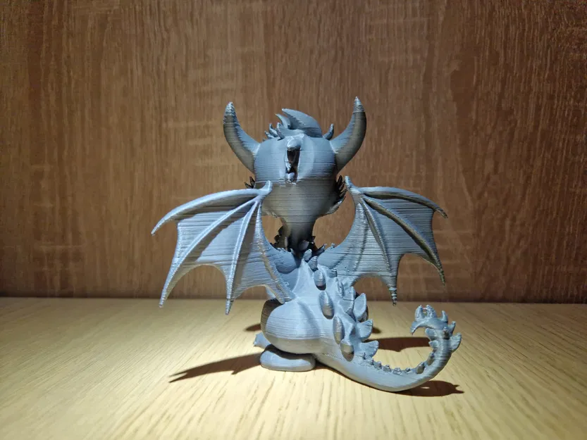 Rồng Con Dễ Thương (Cute Dragon) – Mẫu 3D In Một Khối - Image 5