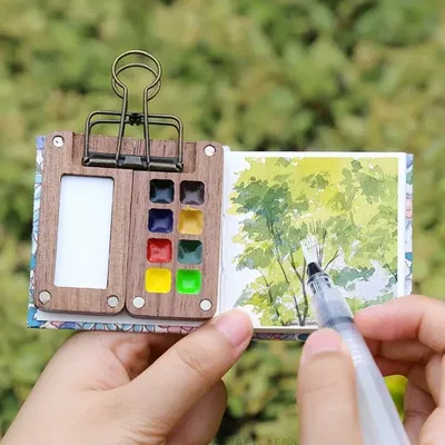 Bảng Pha Màu Du Lịch (Travel Paint Palette)