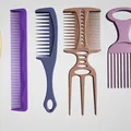 Natural Flow – Bộ sưu tập lược chải tóc in 3D - Thumbnail 1