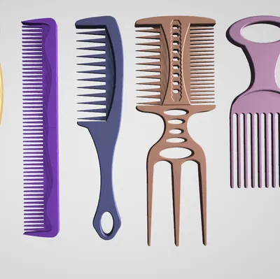 Natural Flow – Bộ sưu tập lược chải tóc in 3D