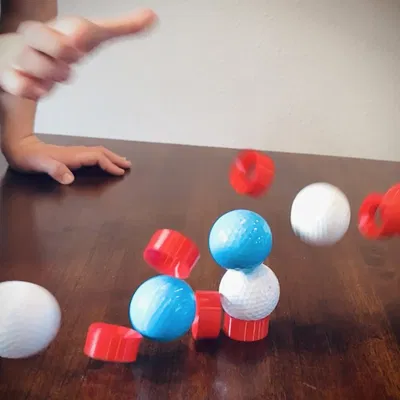 GolfStack Balance Game – Trò Chơi Cân Bằng Xếp Bóng Golf