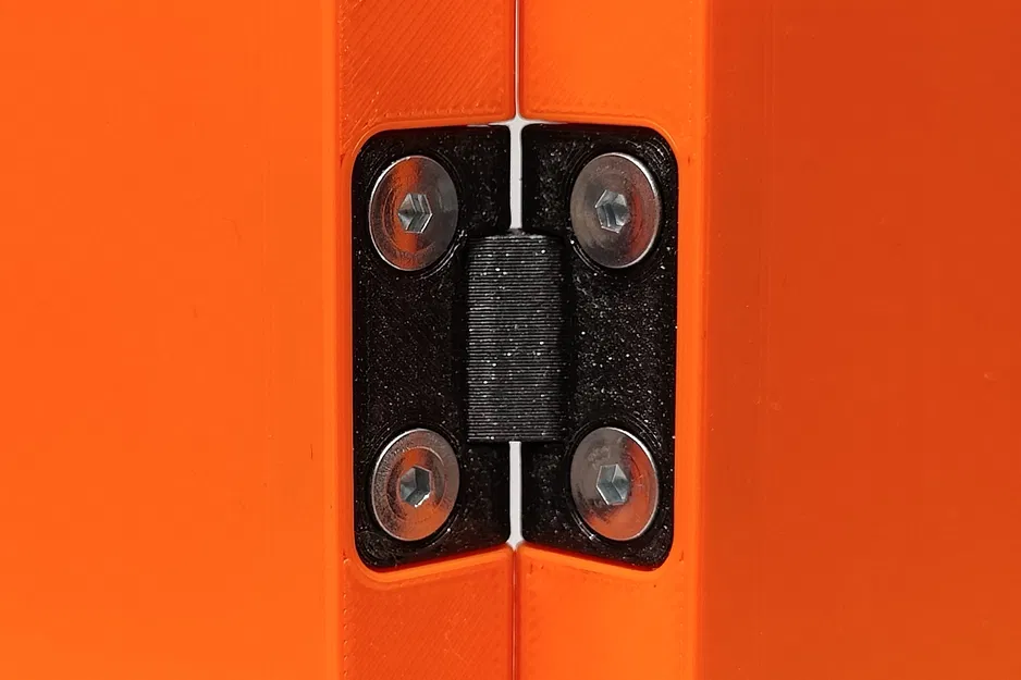 Bản lề âm đơn giản cho mặt bàn/tấm panel gập (Low-Profile) - Image 1