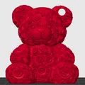 Tượng Gấu Hoa Hồng – Mẫu Trang Trí In 3D (Bản Móc Khóa & Tiêu Chuẩn) - Thumbnail 1