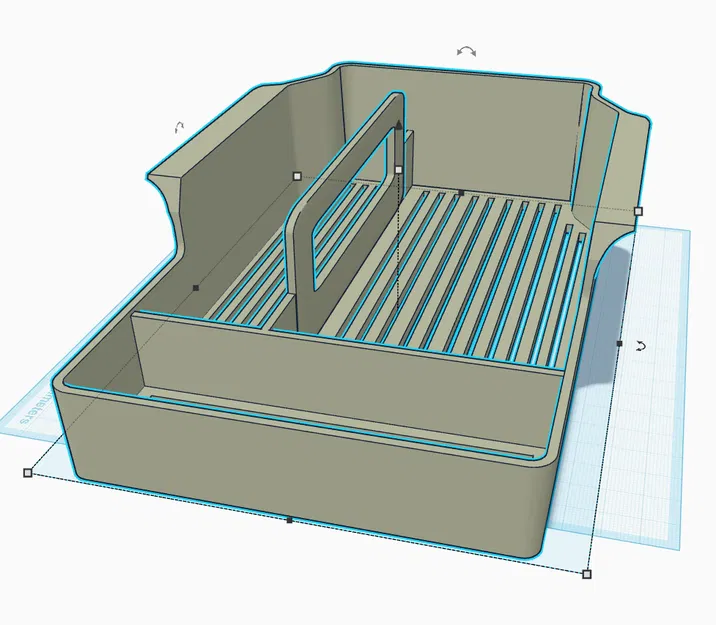 Khay console có tay cầm cho Chevy Colorado 2015–2022 - Image 1