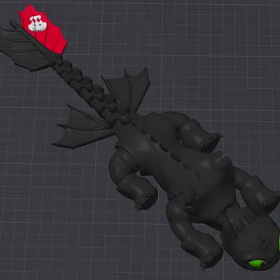 Rồng Toothless (Toothless Dragon)