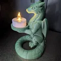 Tượng rồng giữ nến tealight - Thumbnail 1
