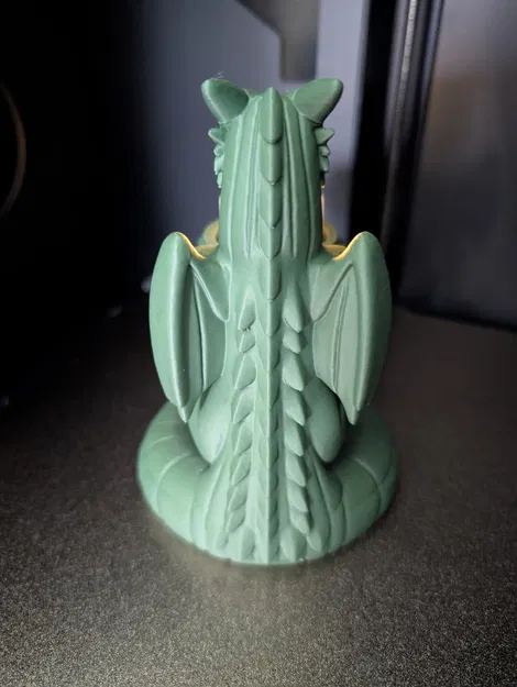 Tượng rồng giữ nến tealight - Image 3